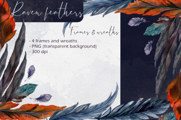 Download Raven Feathers: Frames and Wreaths - Wreaths Collection