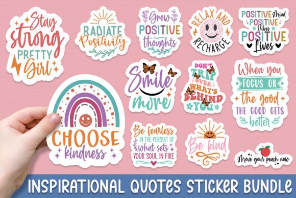 Download Inspirational Quotes Sticker Bundle - Sticker Collection