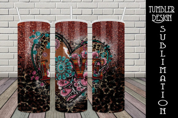 Download Tumbler Design Sublimation Western Love - Premium Resources